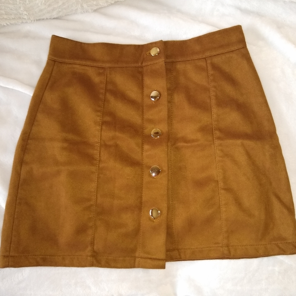 Rust Pencil Skirt